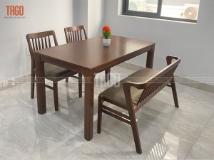 Bộ bàn ăn Mùa Thu  Walnut 1350