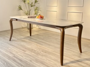 Bàn ăn Đá Luxury 1.8M Walnut