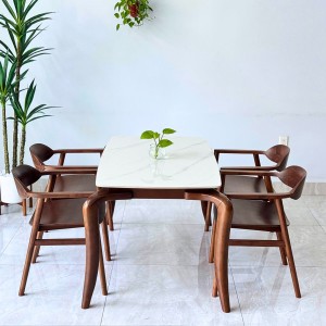 Bộ Bàn Ăn Óc Chó 1m4 - ĐOC144G