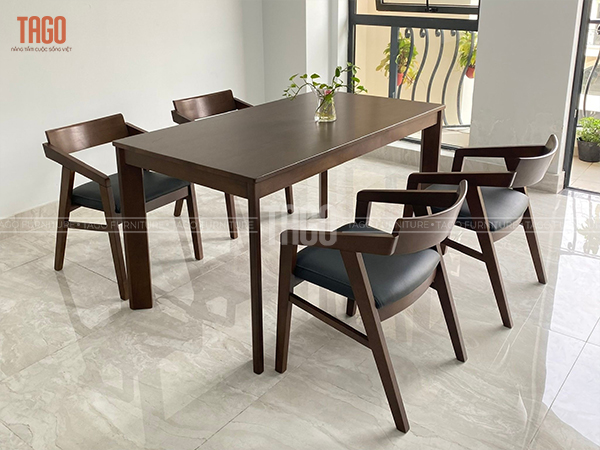 Bộ Bàn Ăn 6 Ghế Gỗ Sồi VIP2